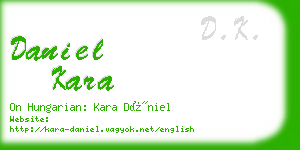 daniel kara business card